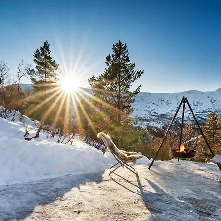 Nyaraló Panoramic Mountain Cabin - Beautiful Voss Views - Outdoor Area